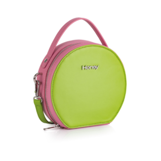 Taffy pink & lime green handbag