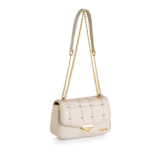Cream handbag with quilted detail