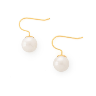 24ct gold plated hook earrings