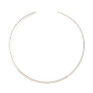 Rhodium plated neckwire