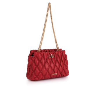 Cherry Red quilted handbag