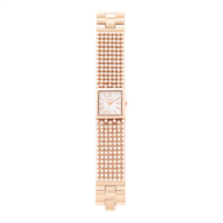 Rose gold plated bracelet style watch