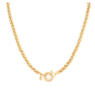 24ct gold plated signoretti clasp necklace